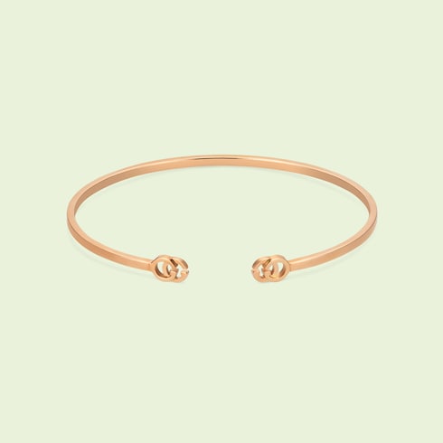 GG Running 18k cuff bracelet Detail 2