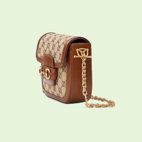 Gucci Horsebit 1955 crystals small shoulder bag Detail 2