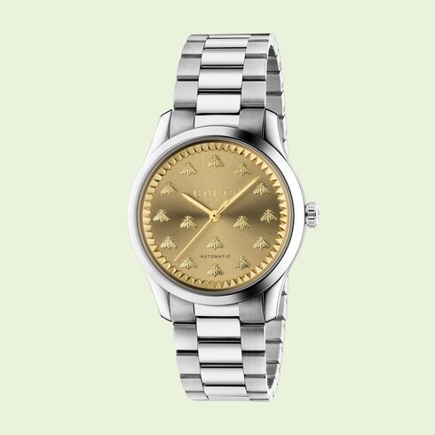 G-Timeless multibee watch, 38 mm in Undefined Steel | GUCCI® SI