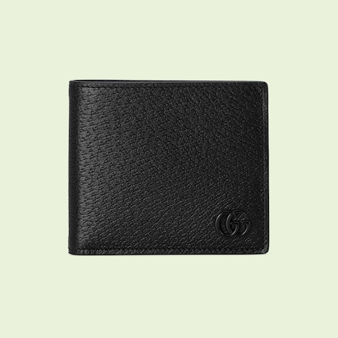 GG Marmont leather coin wallet in Black Leather