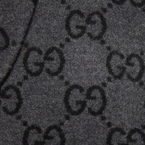 Reversible GG wool coat Detail 9