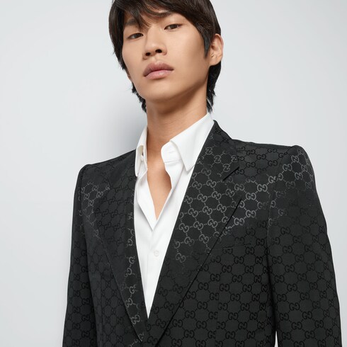 GG cotton viscose formal jacket Detail 3