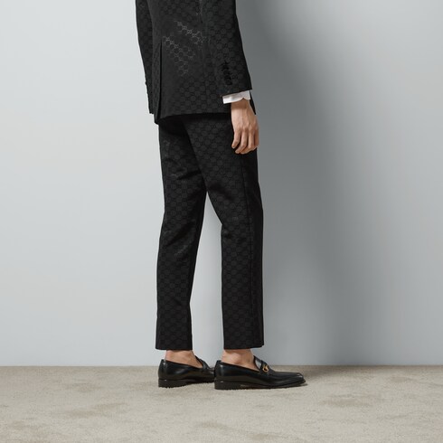 GG cotton viscose formal trouser Detail 6
