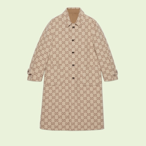 Reversible GG wool coat Detail 11