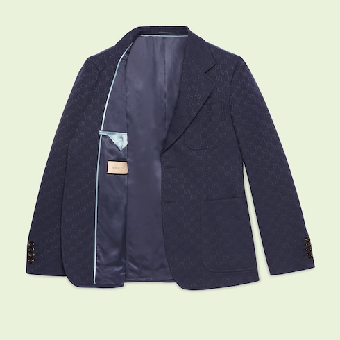 GG cotton blend formal jacket Detail 8
