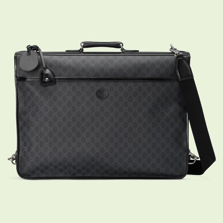 Garment bag with Interlocking G in black GG Supreme GUCCI® US