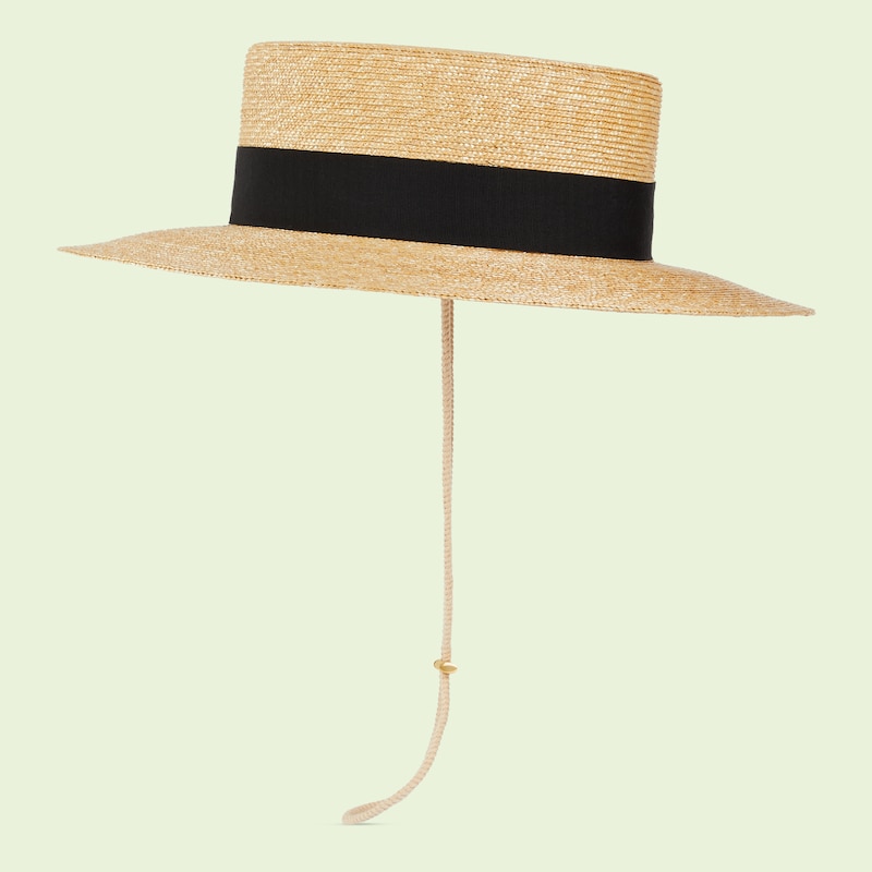 Gucci Straw boater hat Square One