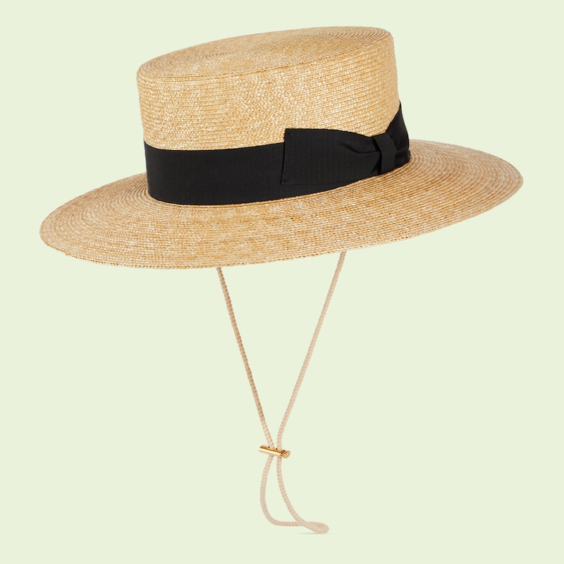 Gucci Straw boater hat Square One