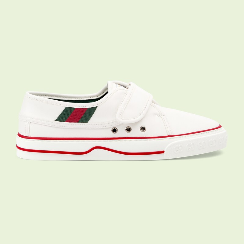 Women's Gucci Tennis 1977 sneaker in white leather GUCCI® US