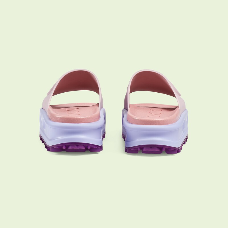 gucci purple slides