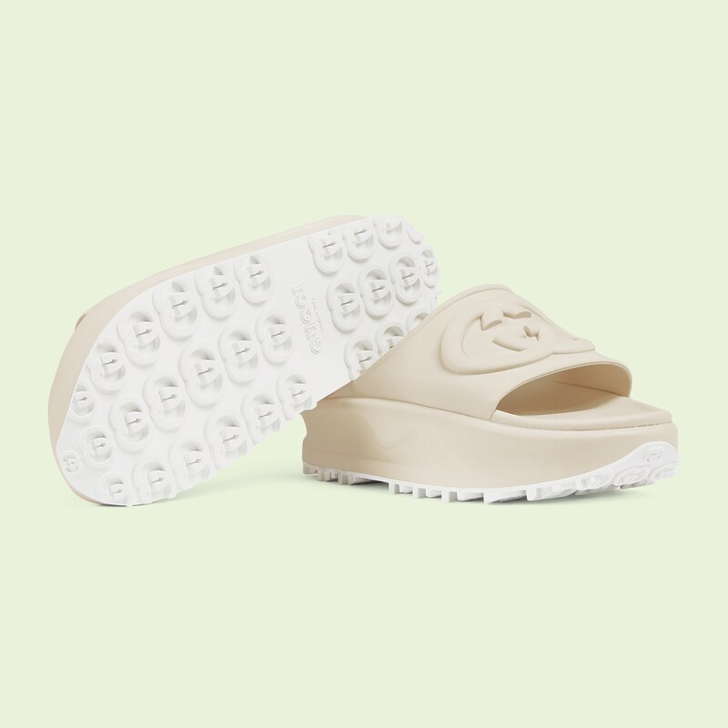 slide sandal with Interlocking G 