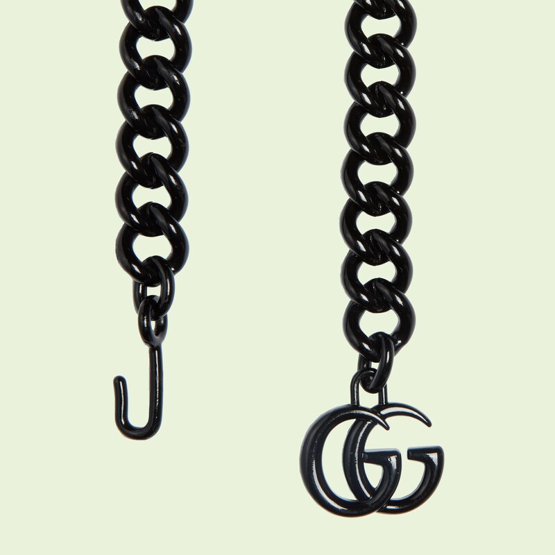 GGマーモント〕オンライン限定 ベルトバッグブラック レザー | GUCCI® JP
