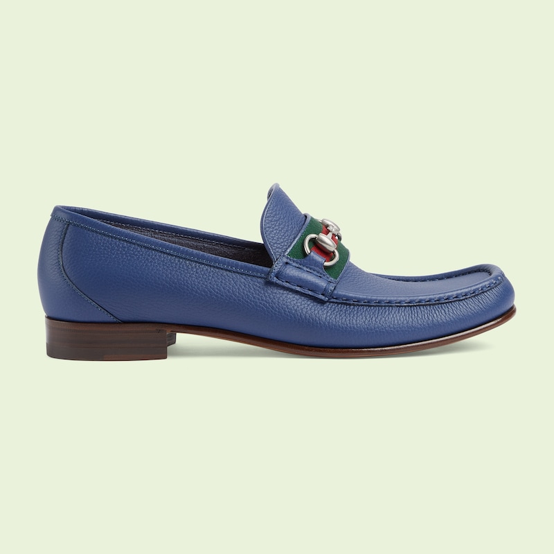 Men's Horsebit loafer in indigo blue 