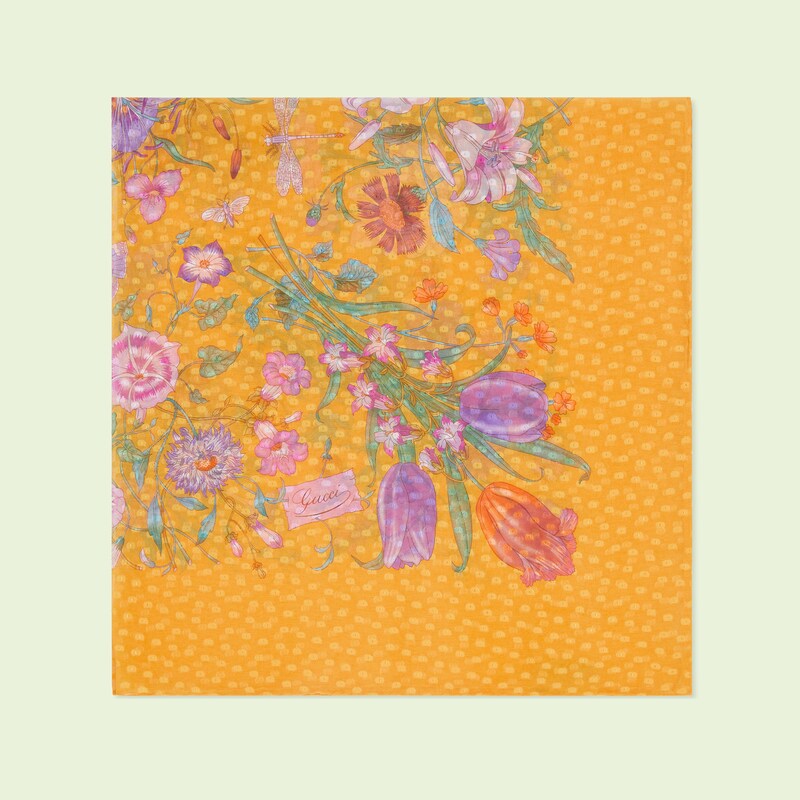 gucci orange scarf