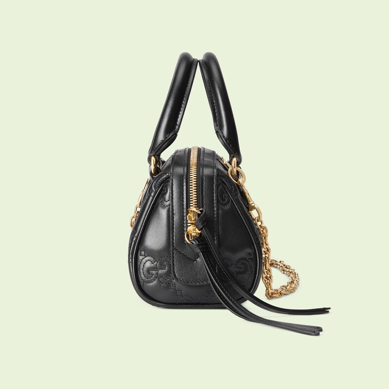 GGマトラッセ レザー ミニ バッグブラック レザー | GUCCI® JP