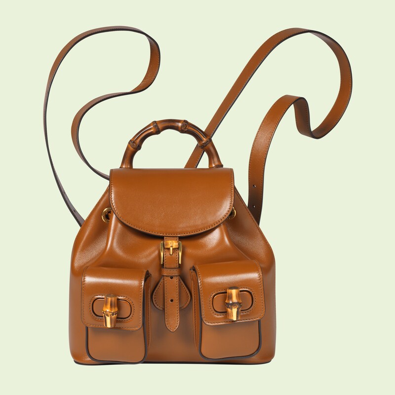 Bamboo backpack in cuir leather | GUCCI® TH