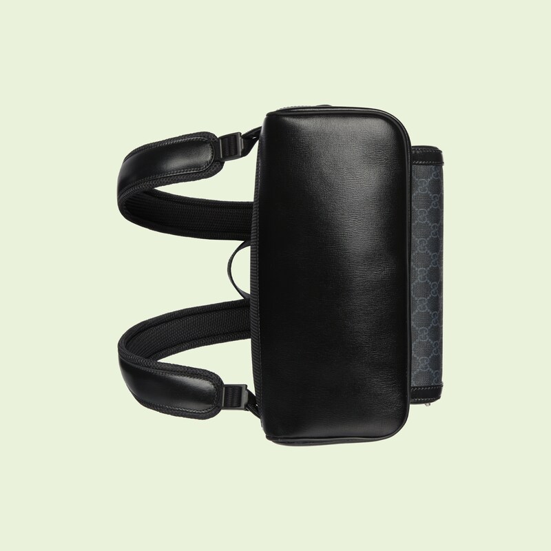 インターロッキングG付き バックパックブラック スプリーム | GUCCI® JP