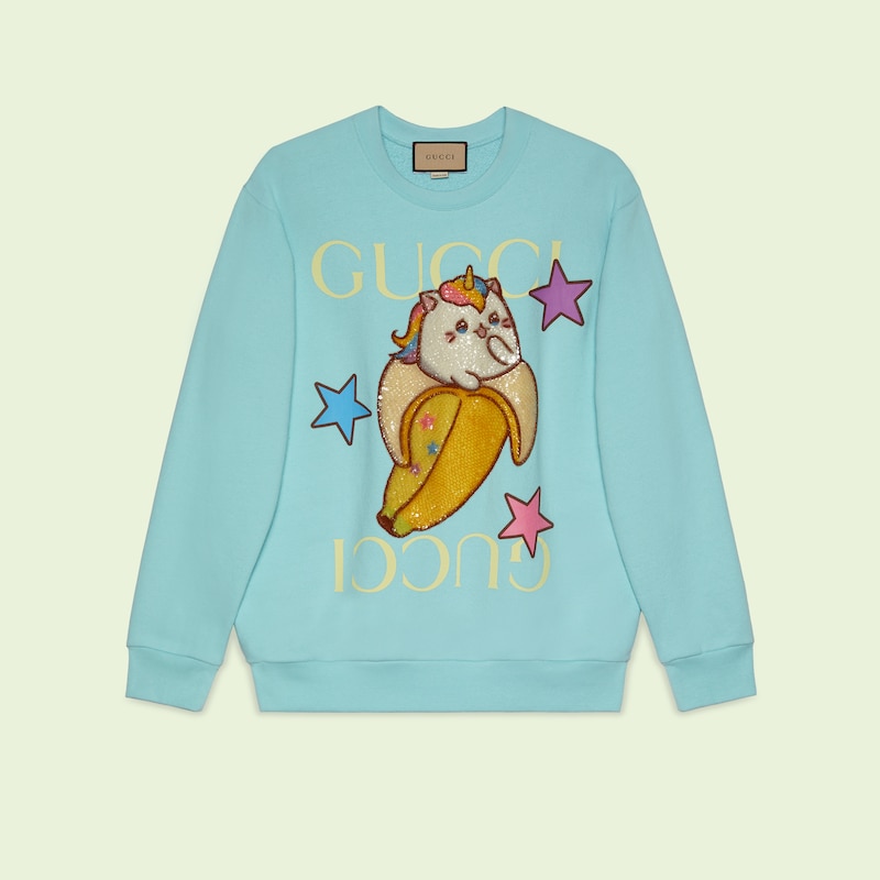 Gucci and Bananya cotton sweatshirt in 