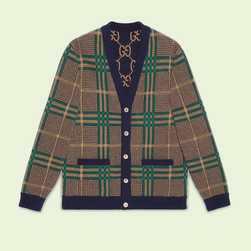 Burberry hot sale reversible cardigan