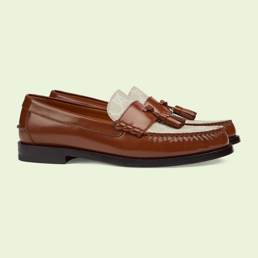 GG Men's Loafer Wine Red Suede 526675