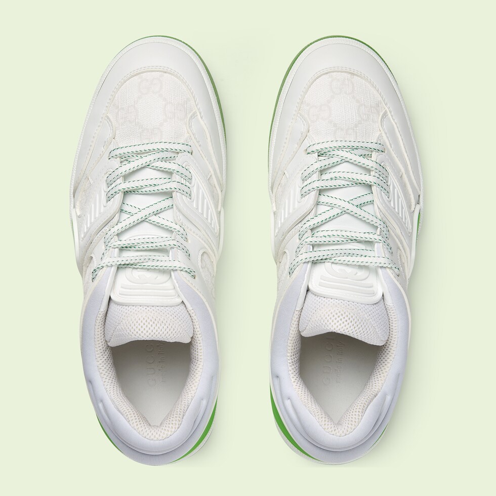 Women's Gucci Basket sneaker in white Demetra GUCCI® US