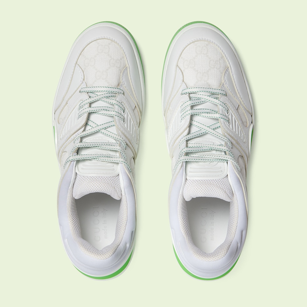 Men's Gucci Basket sneaker in white Demetra GUCCI® UK