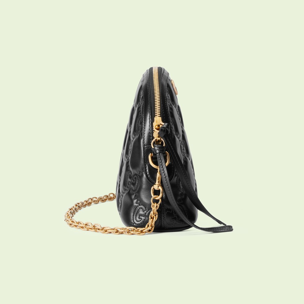 GGマトラッセ レザー スモール バッグブラック レザー | GUCCI® JP