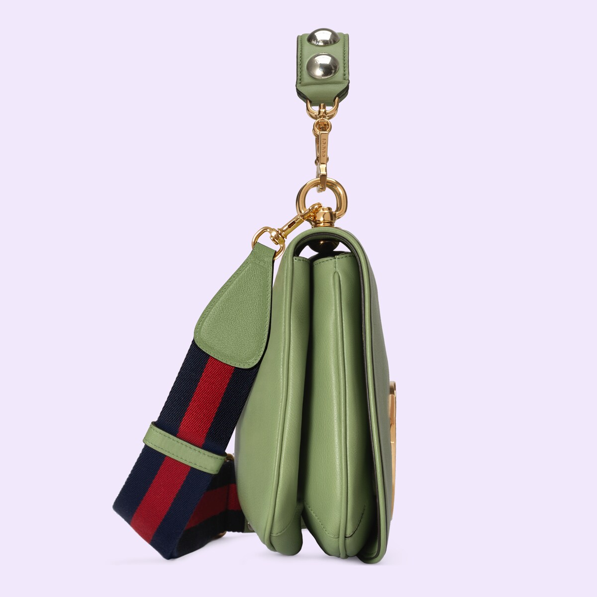 Gucci Blondie top handle bag in light green leather GUCCI® Canada