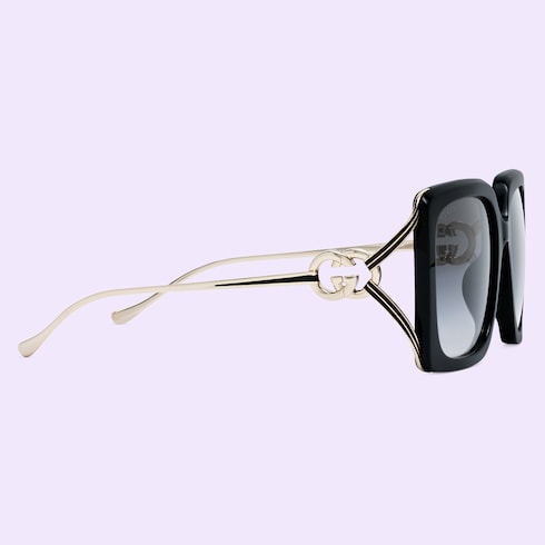 Oversized rectangular sunglasses Detail 2