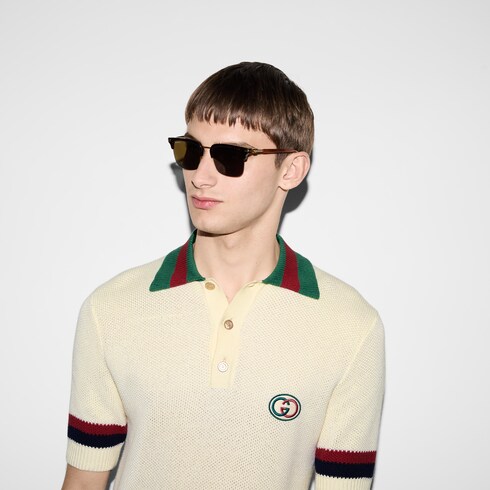 Rectangular sunglasses