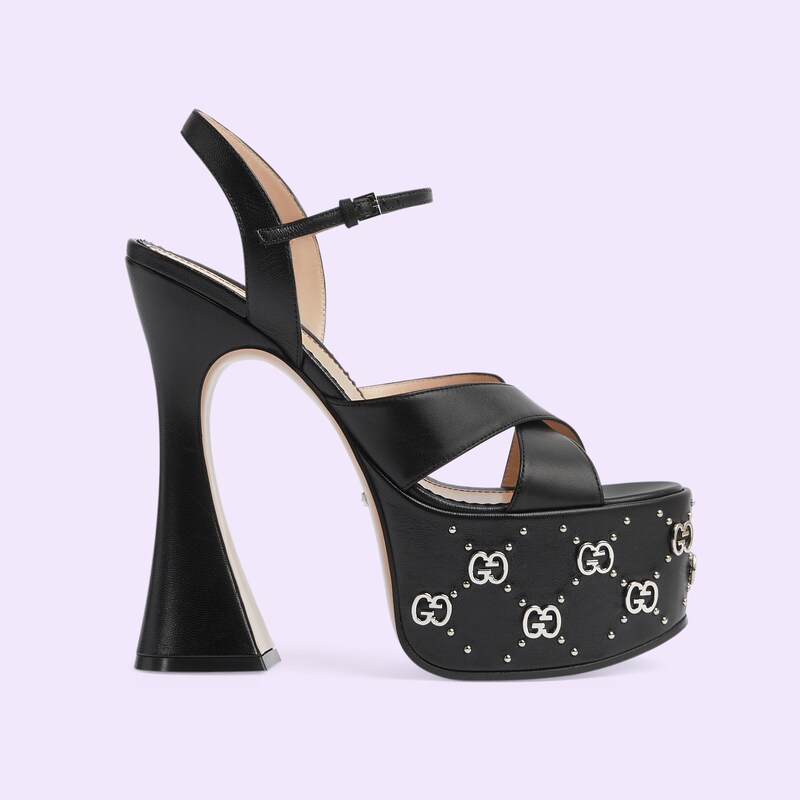 Women's Interlocking G studs sandal