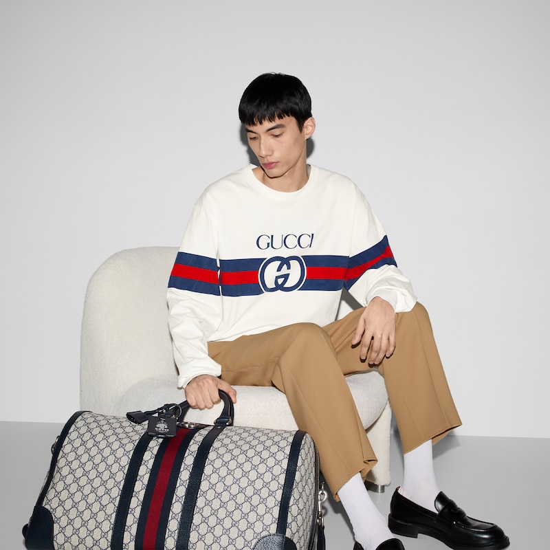 Interlocking G cotton Tshirt in white GUCCI® Canada