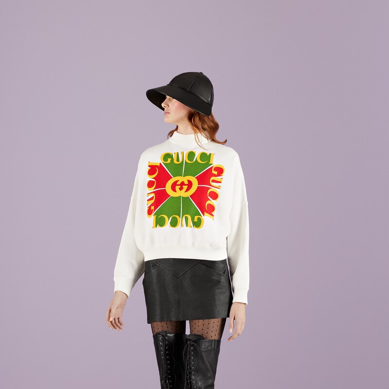Gucci embroidered 2025 sweatshirt