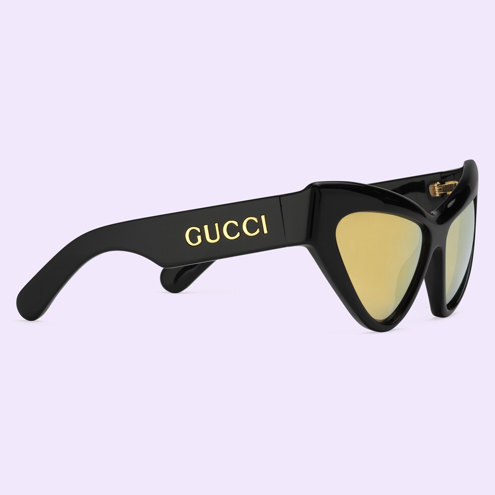 Gucci Cat Eye-Frame Acetate Sunglasses