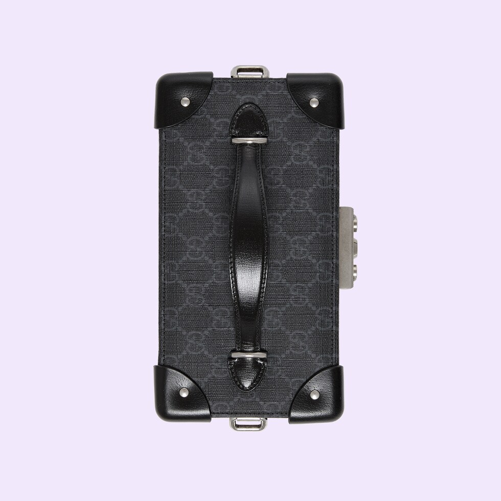 GG Padlock jewelry case in black Supreme GUCCI® US