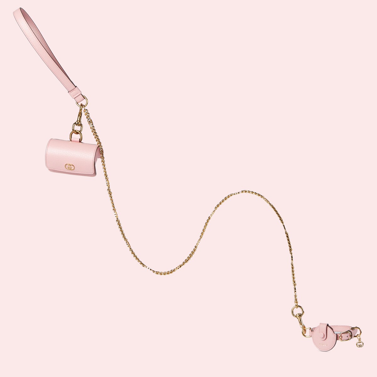 Extrasmall pet collar in pastel pink GUCCI® US