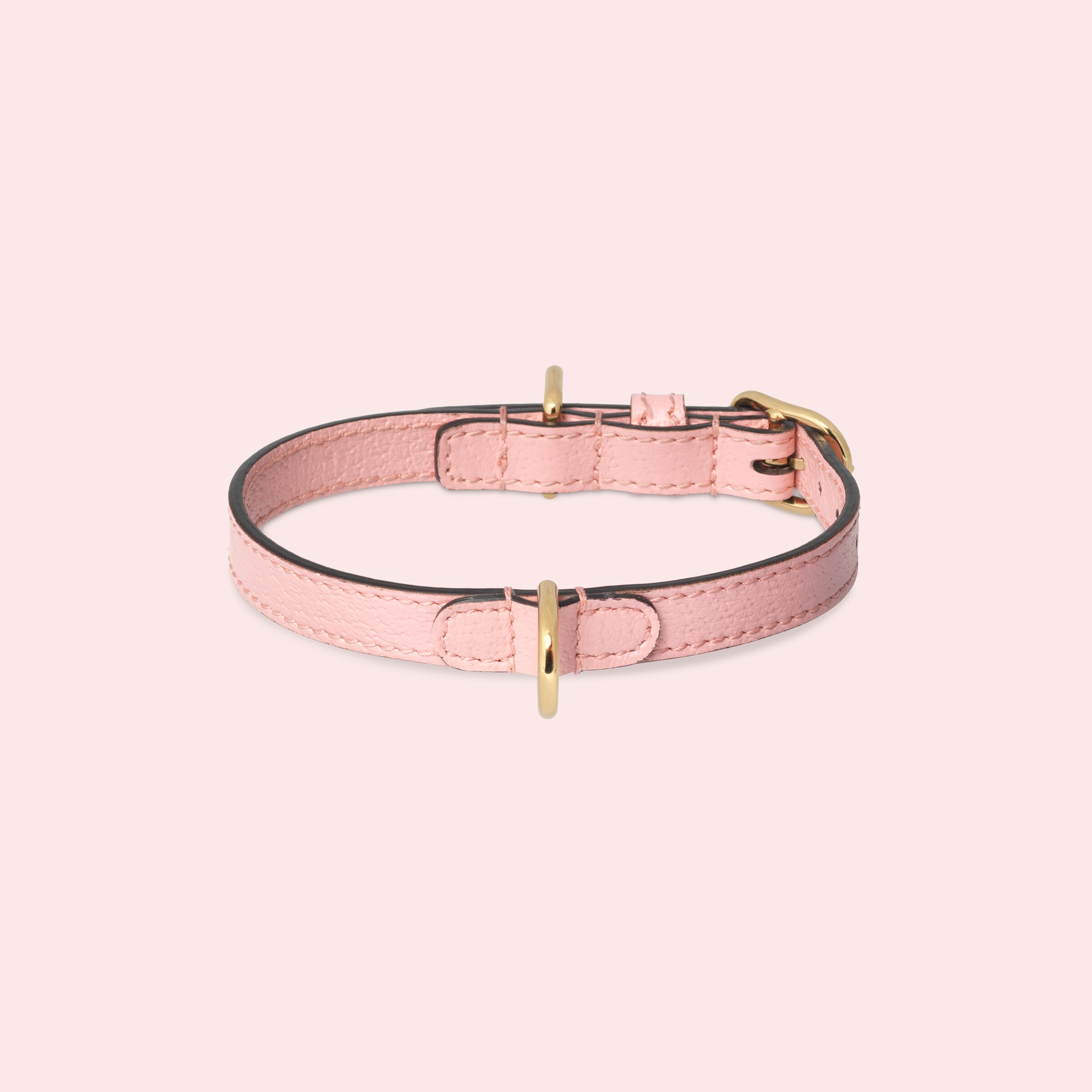 Extrasmall pet collar in pastel pink GUCCI® US