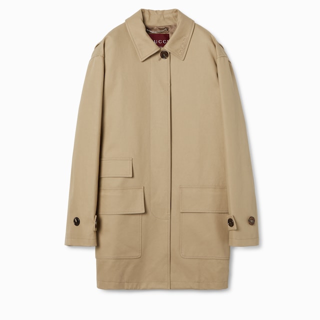 コート GUCCI NYLON FAILLE COAT 808079_Z8BWB_1000_001_100_0000