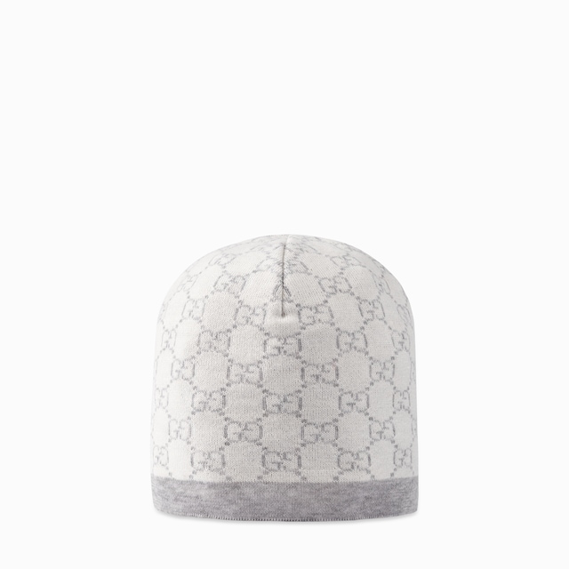 Baby GG pattern wool hat