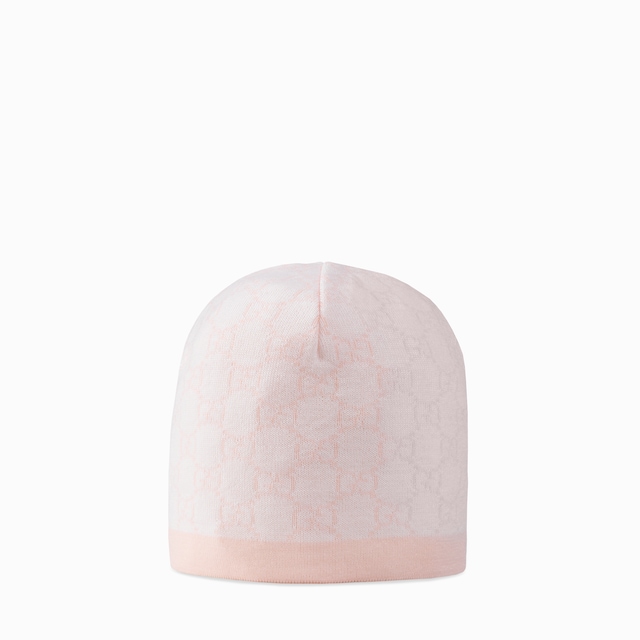 Baby GG pattern wool hat