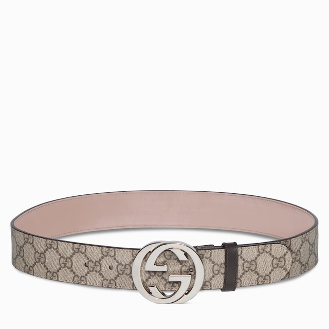 Ceinture avec boucle GG enlacés