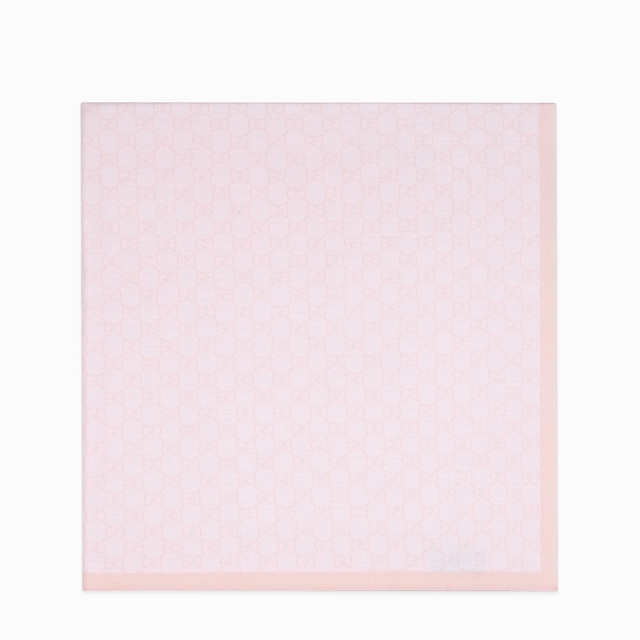 GG pattern wool baby blanket