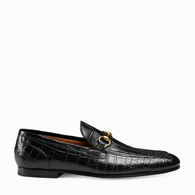 Men's Gucci Jordaan crocodile loafer