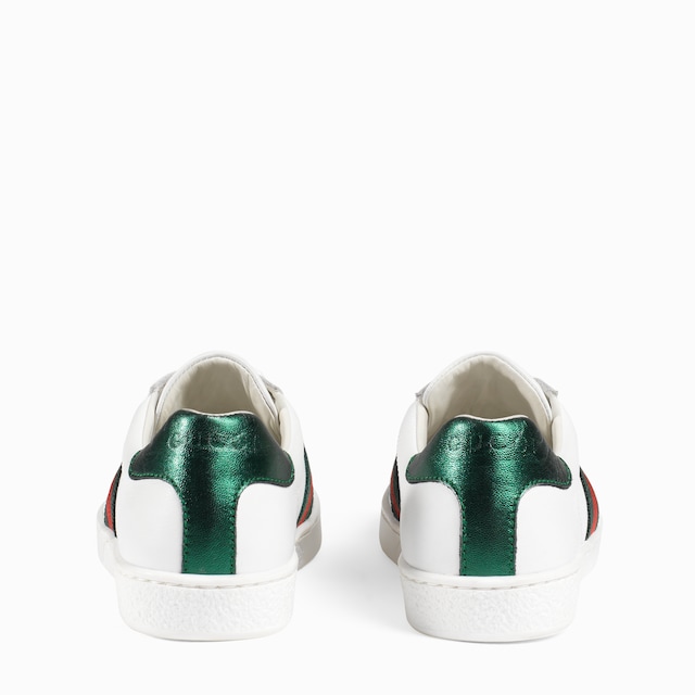 Children's Gucci Ace leather trainer