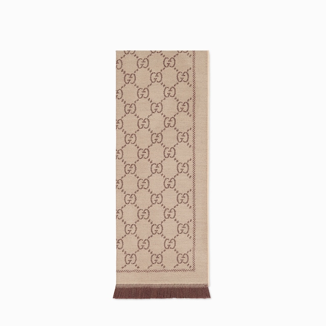 GUCCIダブルジャカードGGウールスカーフ グッチ 小物ダブルジャカードGGウール スカーフ | GUCCI公式