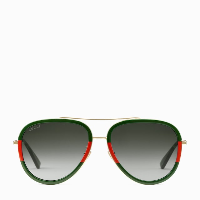 ♦️GUCCI グッチ♦️アビエーターサングラス ダークブルー グッチ サングラス アジアンフィット GUCCI GG1287S 003 61