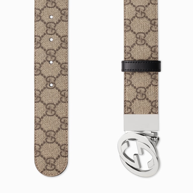 Reversible belt with Interlocking G buckle