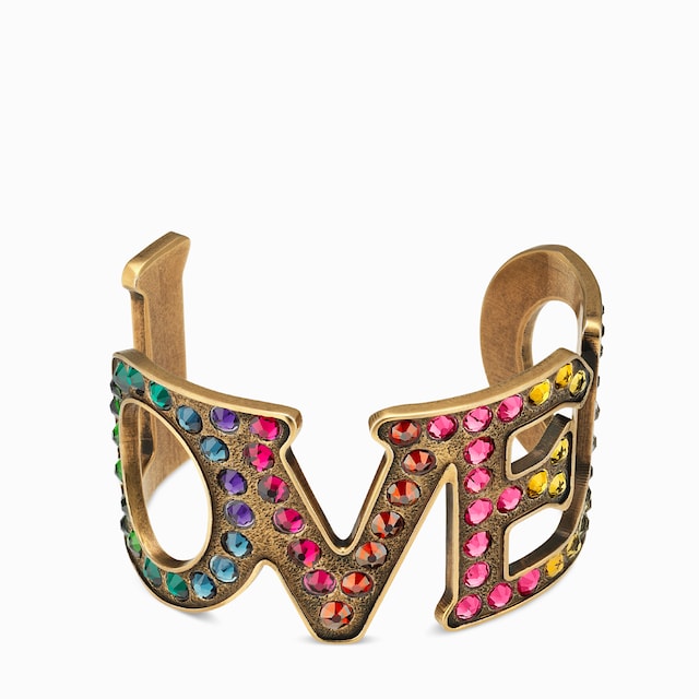 Loved Armspange mit Kristallen