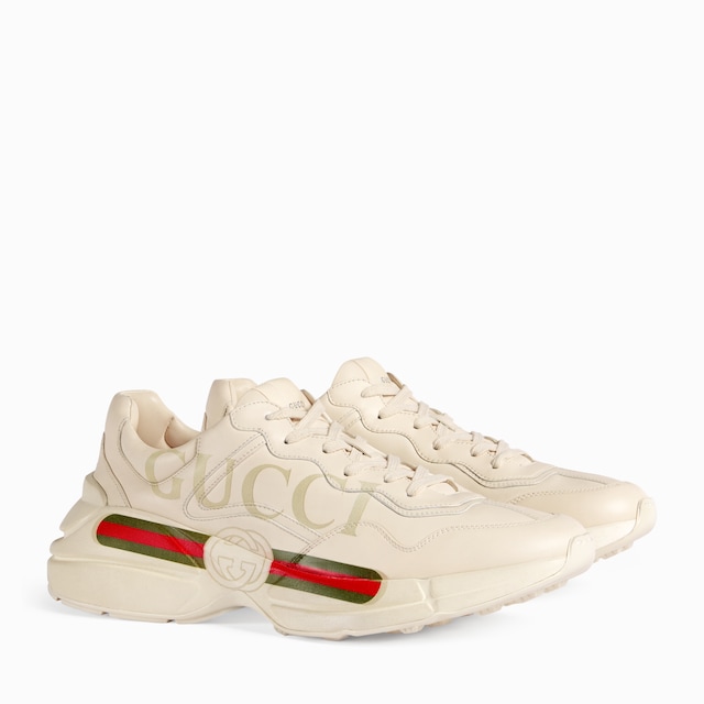 Men's Rhyton sneaker with Gucci logo 