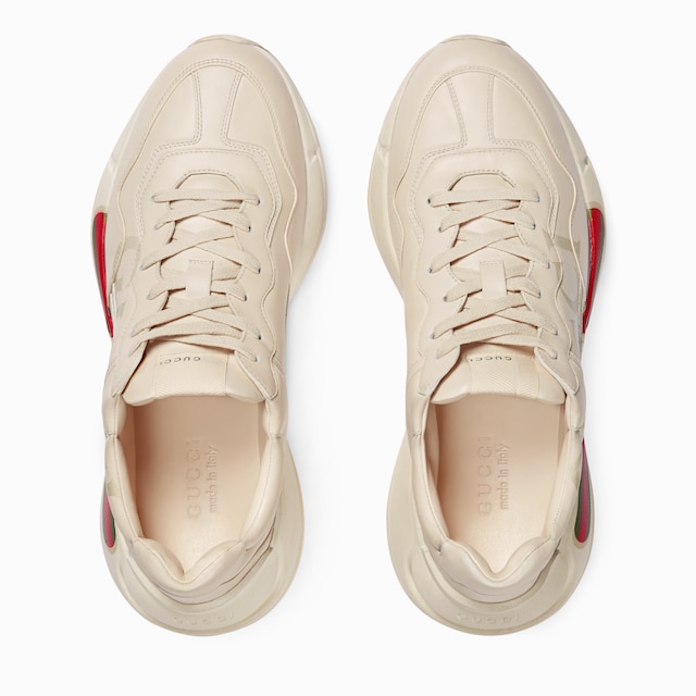 Men's Rhyton sneaker with Gucci logo 